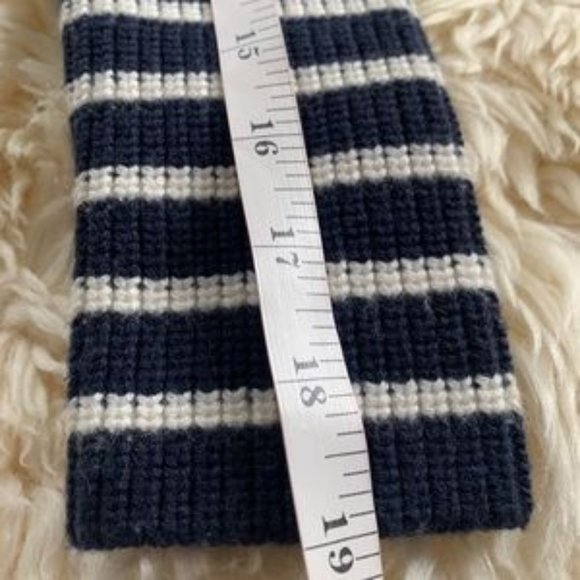 Gap Nautical Stripe Boatneck Sweater Ribbed Knit - Picture 5 of 7